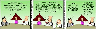 Leaders in M&A dilbert